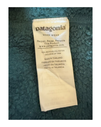 Patagonia Fleece Jacke kobaltgrün Größe L