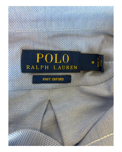 Polo Ralph Lauren Knit Oxfordhemd Bluse hellblau Größe M