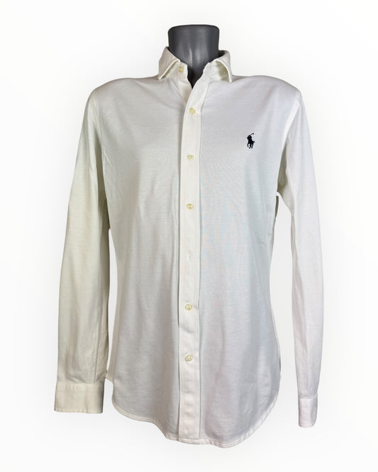 Polo Ralph Lauren Knit Oxfordhemd weiß Größe M