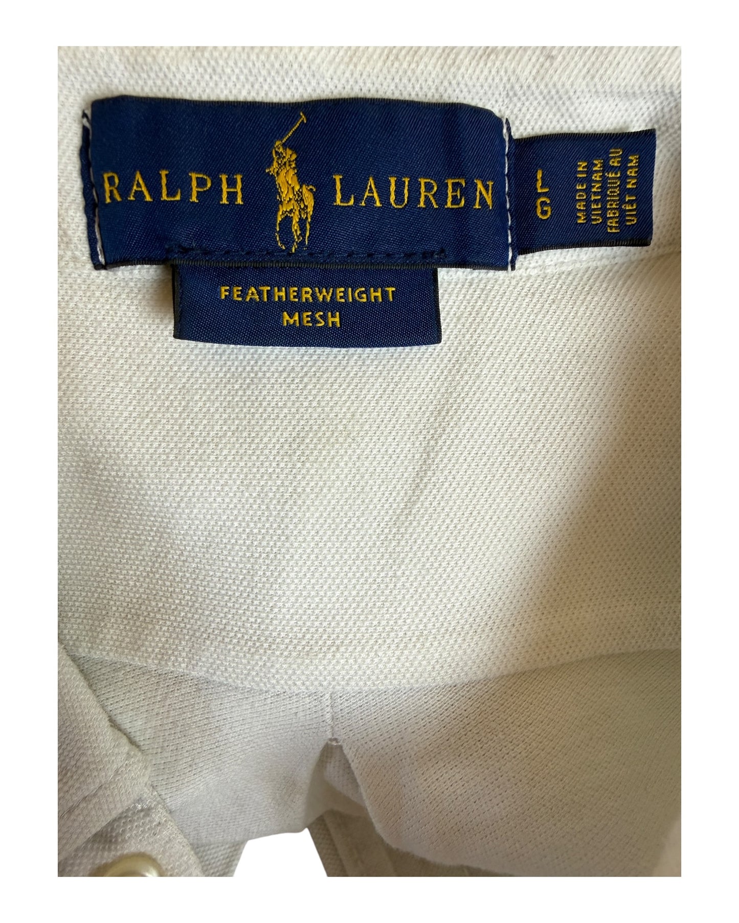 Polo Ralph Lauren Hemd weiß Größe L