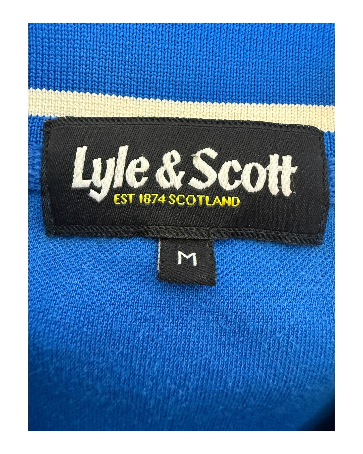 Lyle and Scott Trainingsjacke blau Größe M
