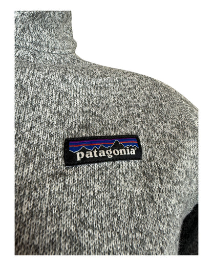 Patagonia Fleece Half Zip Pullover grau Größe S