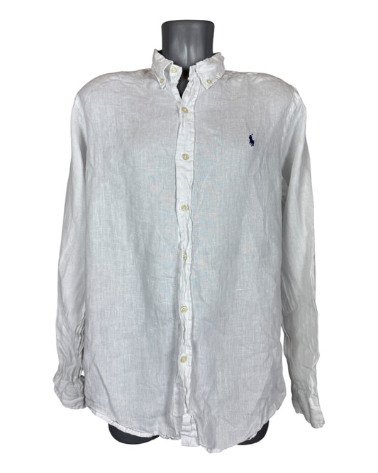 Polo Ralph Lauren Leinenhemd weiß Größe L