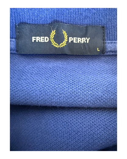 Fred Perry Poloshirt blau Größe L