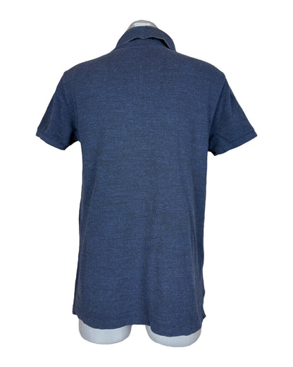 Polo Ralph Lauren Poloshirt marineblau meliert Größe L