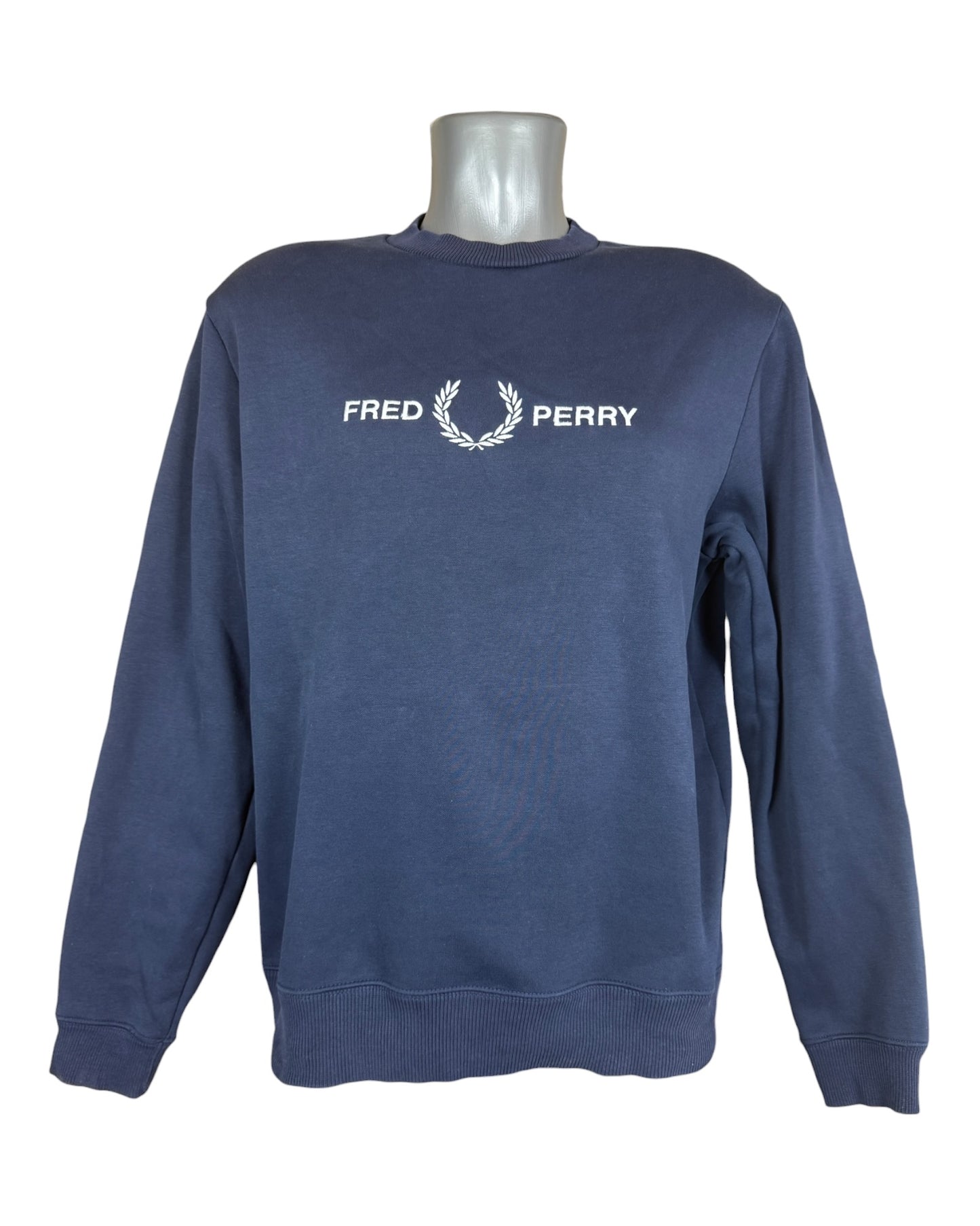 Fred Perry Pullover marineblau Größe M