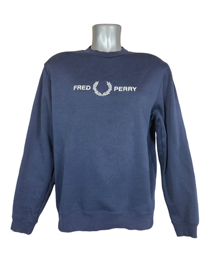Fred Perry Pullover marineblau Größe M