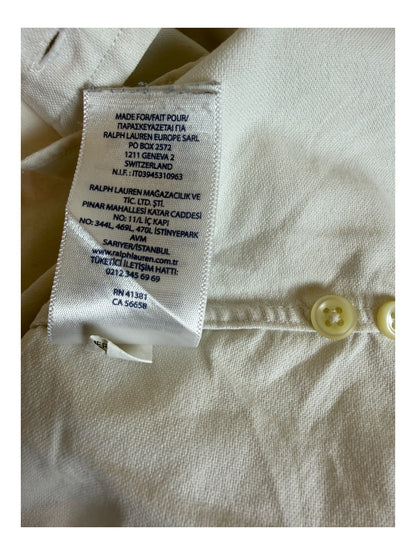 Polo Ralph Lauren Oxford Bluse weiß Größe M