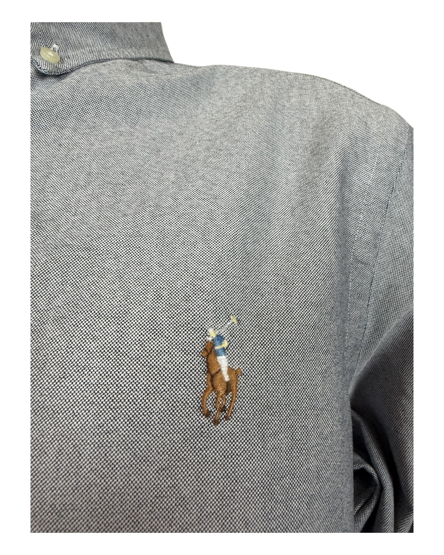 Polo Ralph Lauren Oxfordhemd grau Größe L