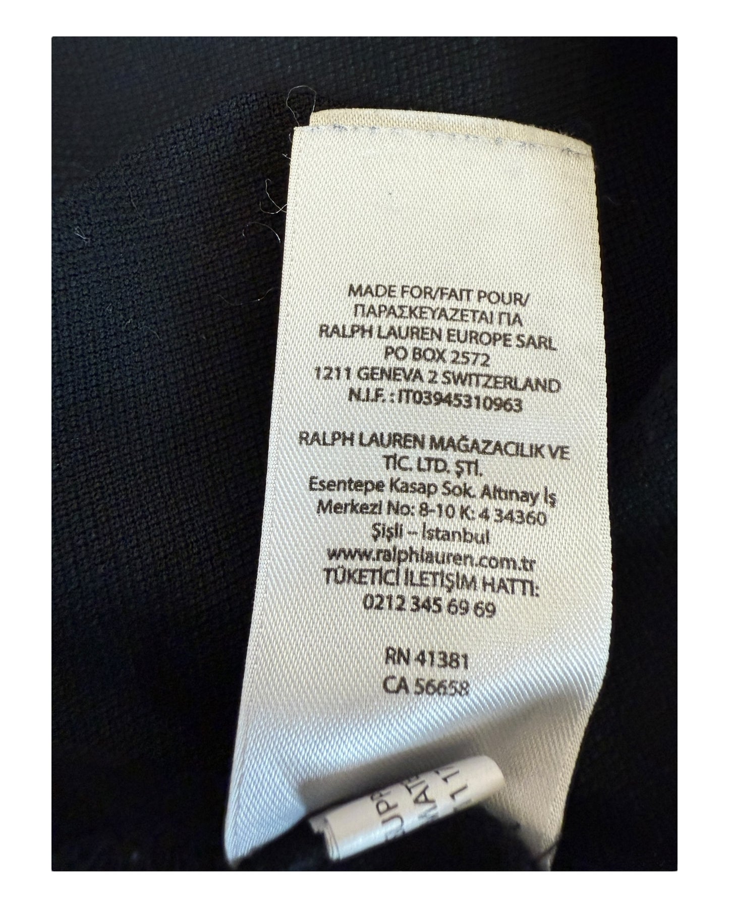 Polo Ralph Lauren Poloshirt schwarz Größe L