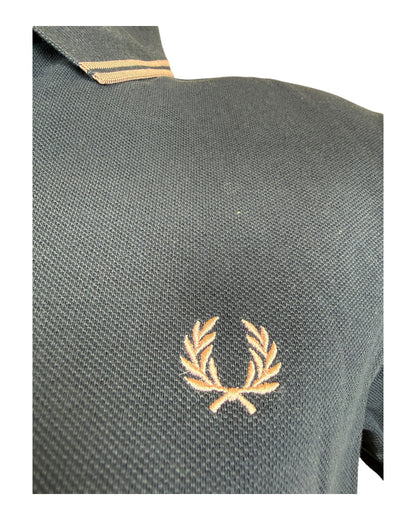 Fred Perry Poloshirt marineblau Größe M