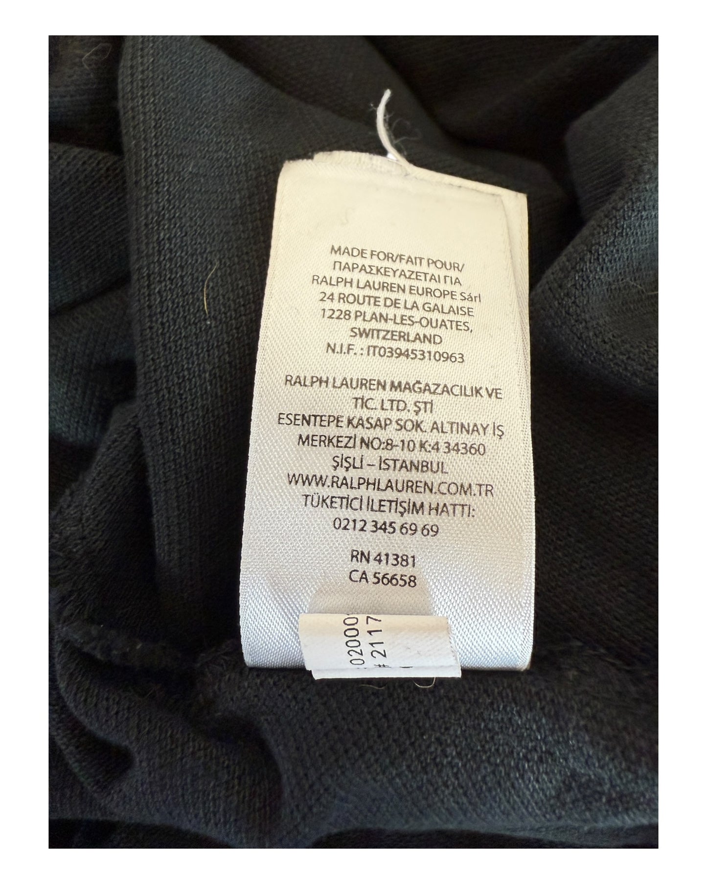 Polo Ralph Lauren Poloshirt schwarz Größe M