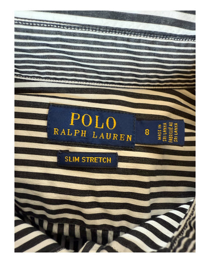 Polo Ralph Lauren Bluse schwarz weiß gestreift Größe M