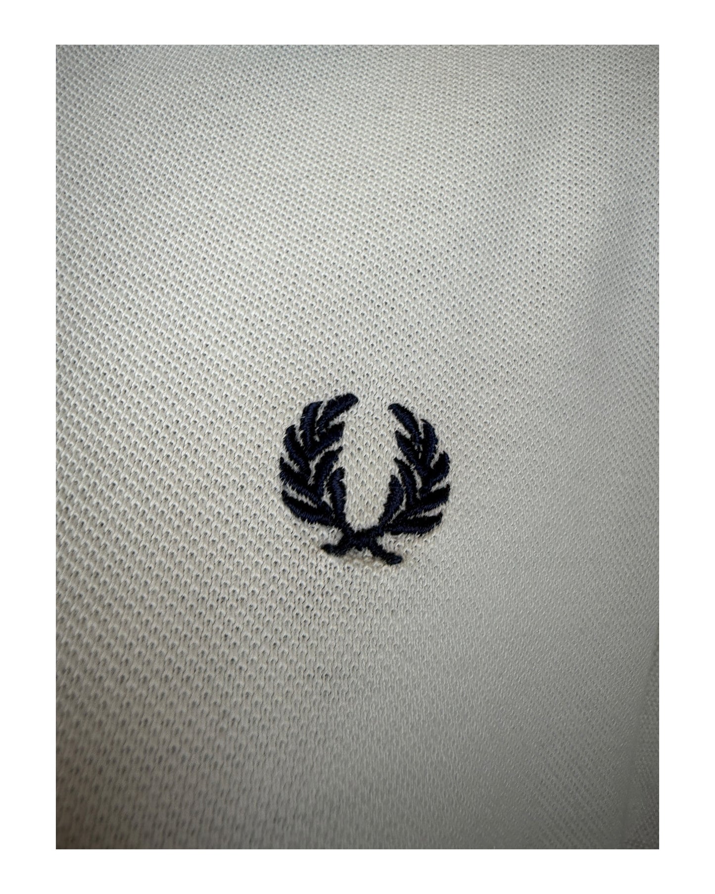 Fred Perry Poloshirt weiß Größe L