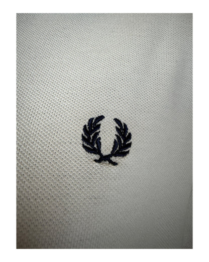 Fred Perry Poloshirt weiß Größe L