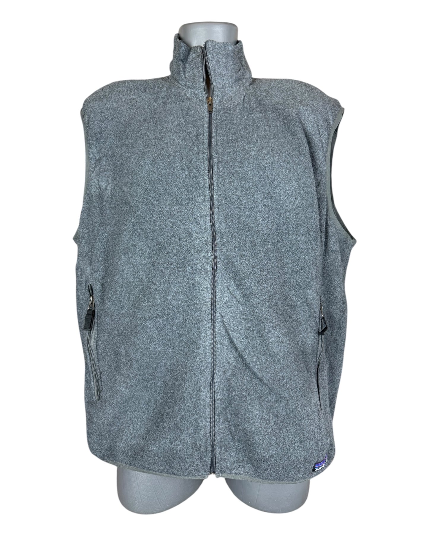 Patagonia Fleece Weste grau Größe L
