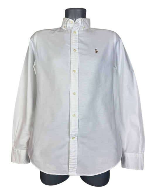 Polo Ralph Lauren Oxford Bluse weiß Größe M