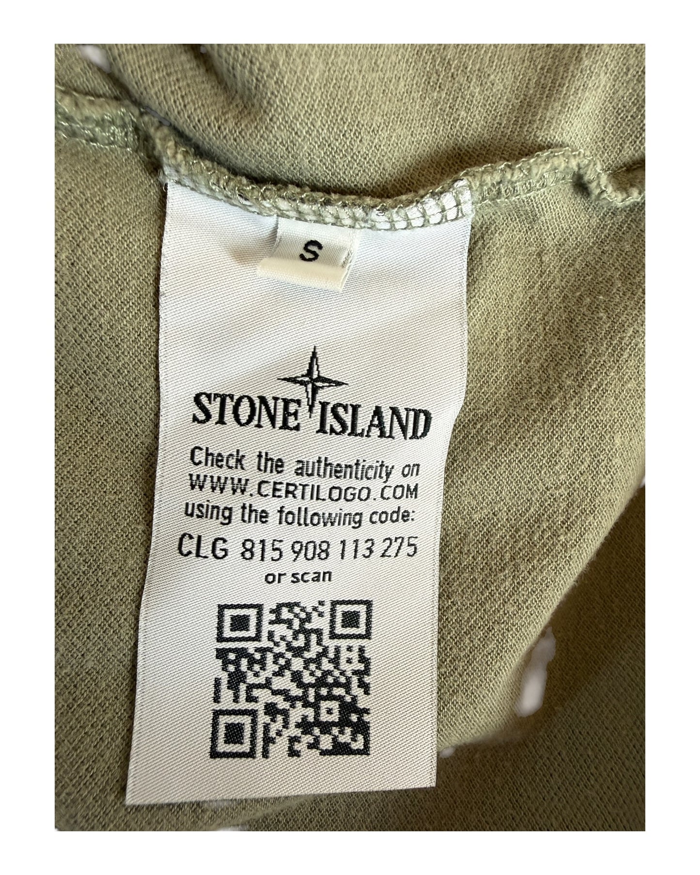 Stone Island Poloshirt khaki Größe S