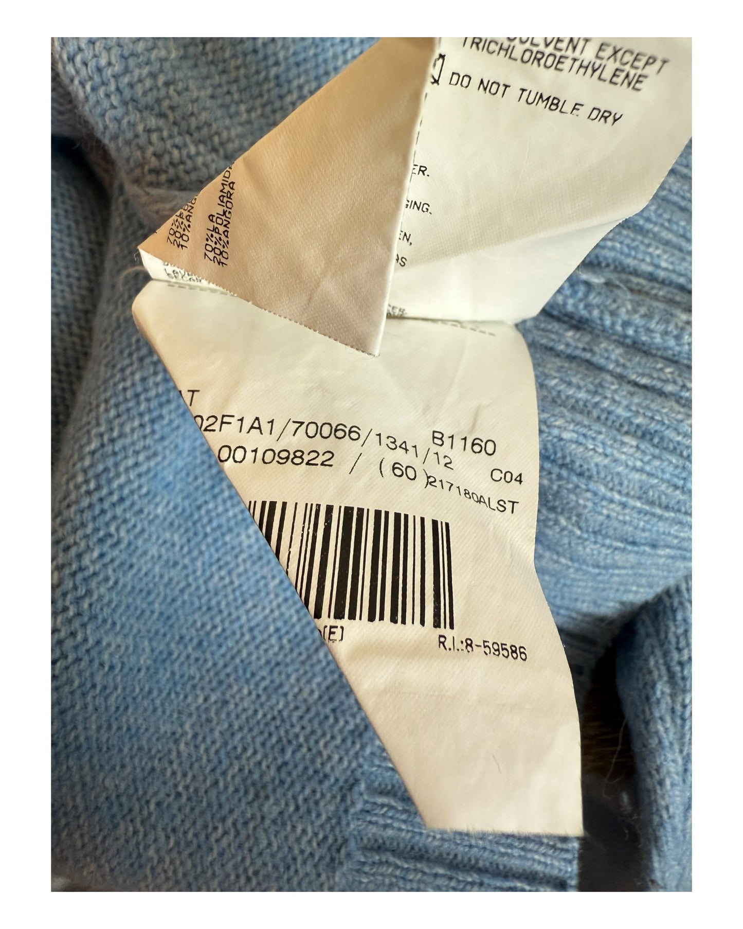 Burberry Pullover hellblau Größe M