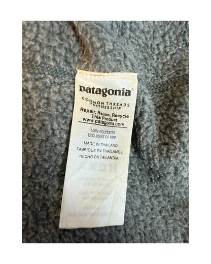 Patagonia Fleece Half Zip Pullover grau Größe L