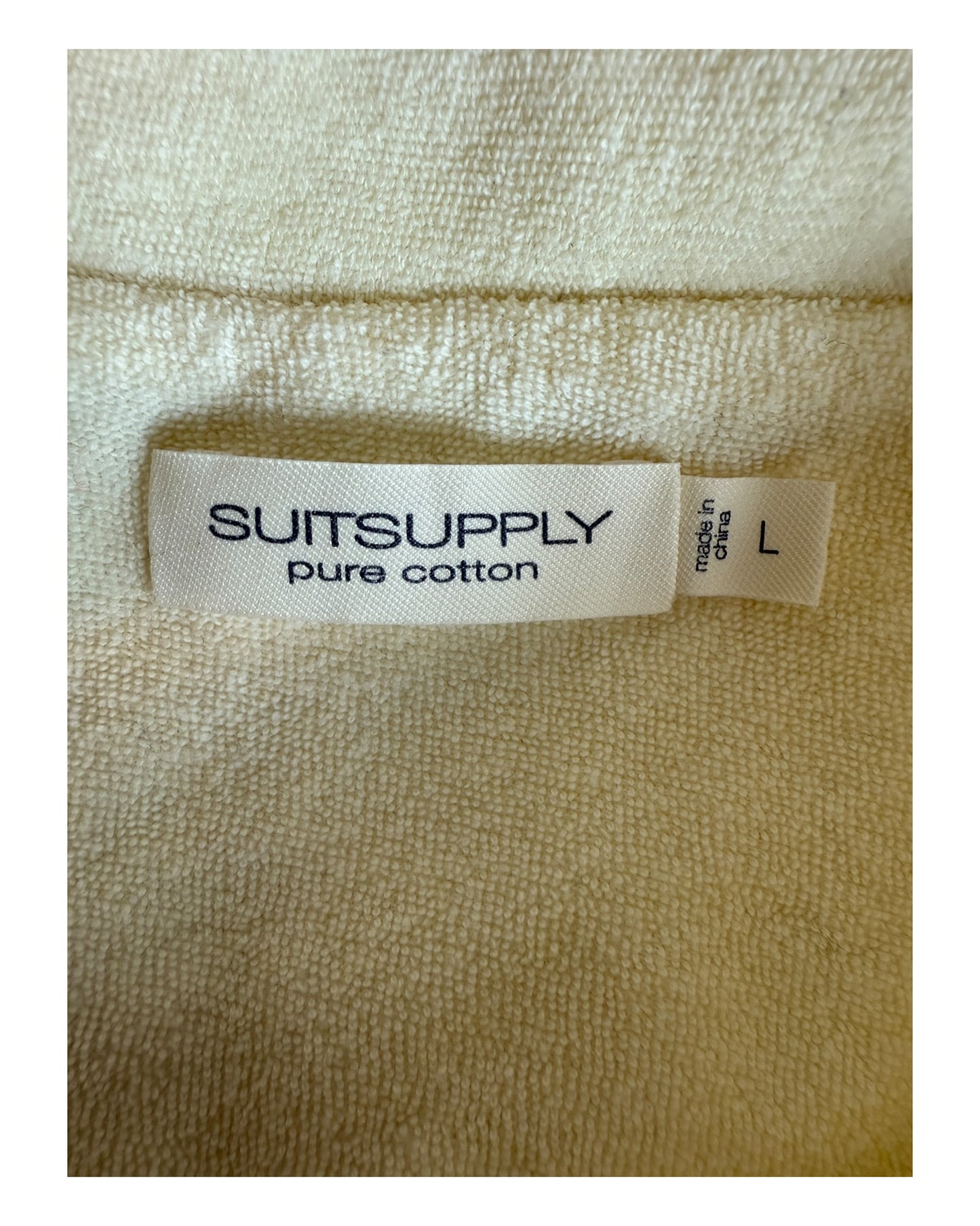 SuitSupply Poloshirt creme Größe L