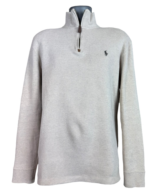 Polo Ralph Lauren Half Zip Pullover beige Größe L