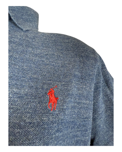Polo Ralph Lauren Poloshirt marineblau meliert Größe M