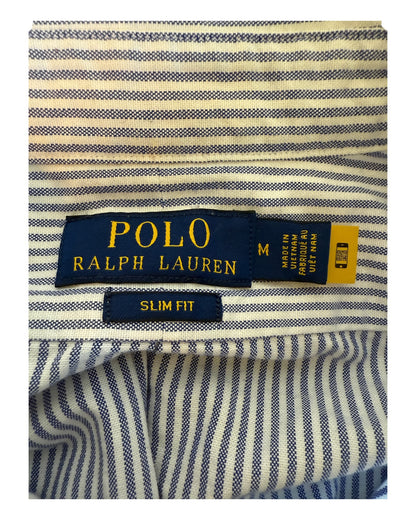 Polo Ralph Lauren Oxfordhemd blau weiß gestreift Größe M