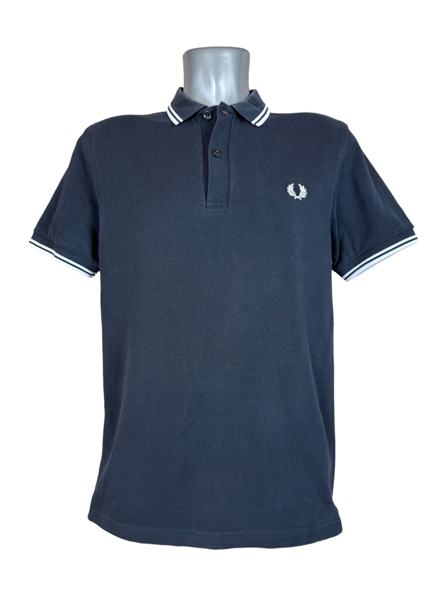 Fred Perry Poloshirt schwarz Größe M