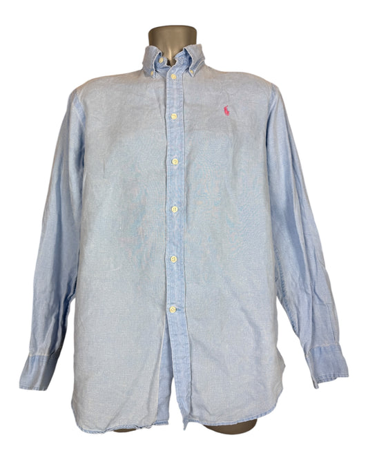 Polo Ralph Lauren Leinenhemd hellblau Größe M