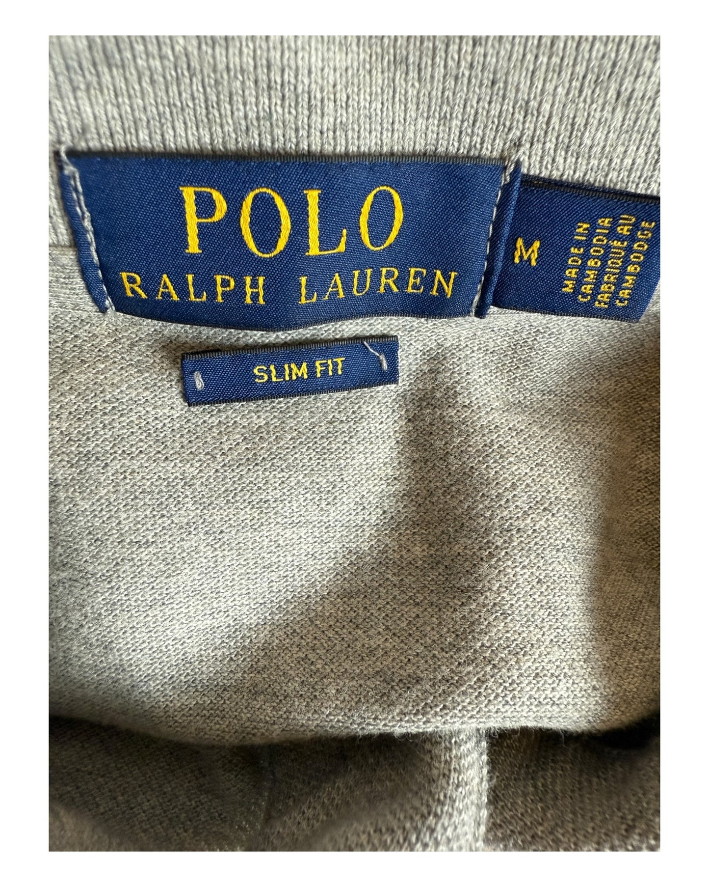 Polo Ralph Lauren Poloshirt grau Größe M