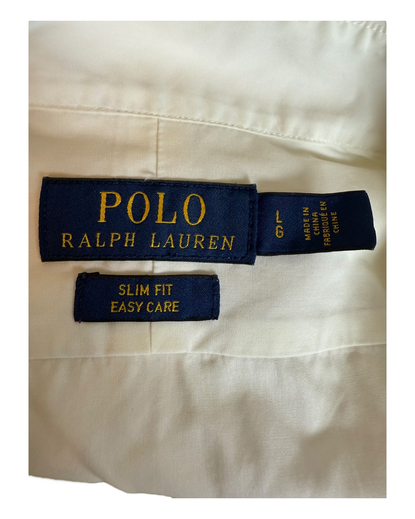 Polo Ralph Lauren Hemd weiß Größe L