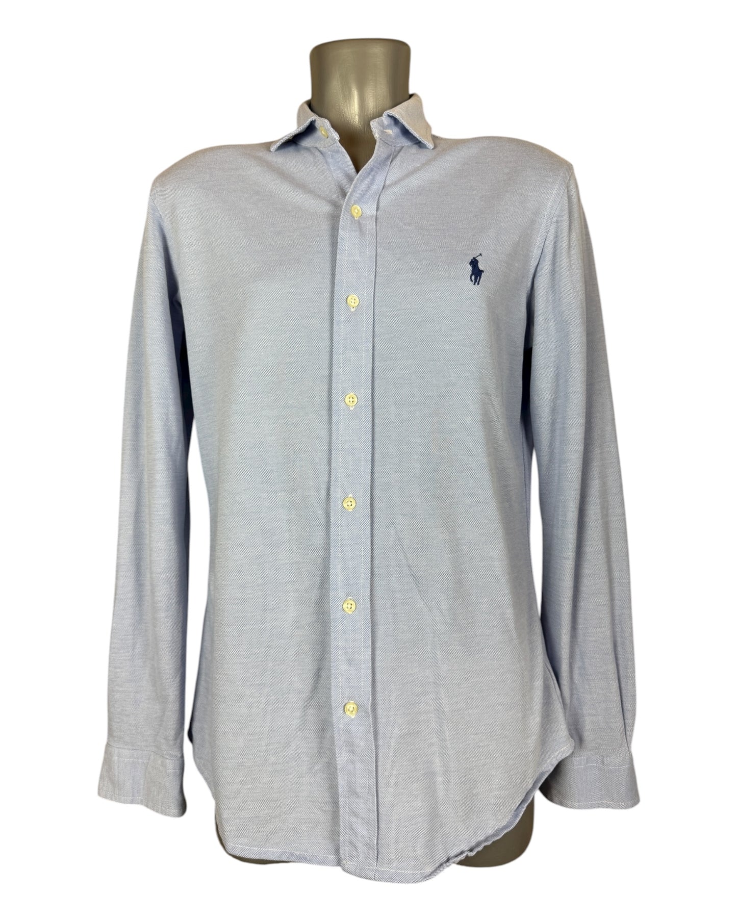 Polo Ralph Lauren Knit Oxfordhemd hellblau Größe M