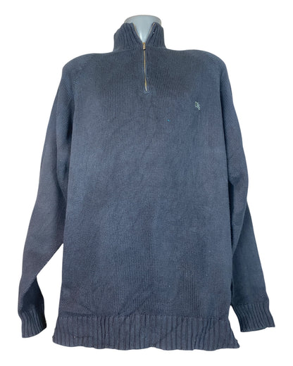 Burberry Half Zip Pullover schwarz Größe XL