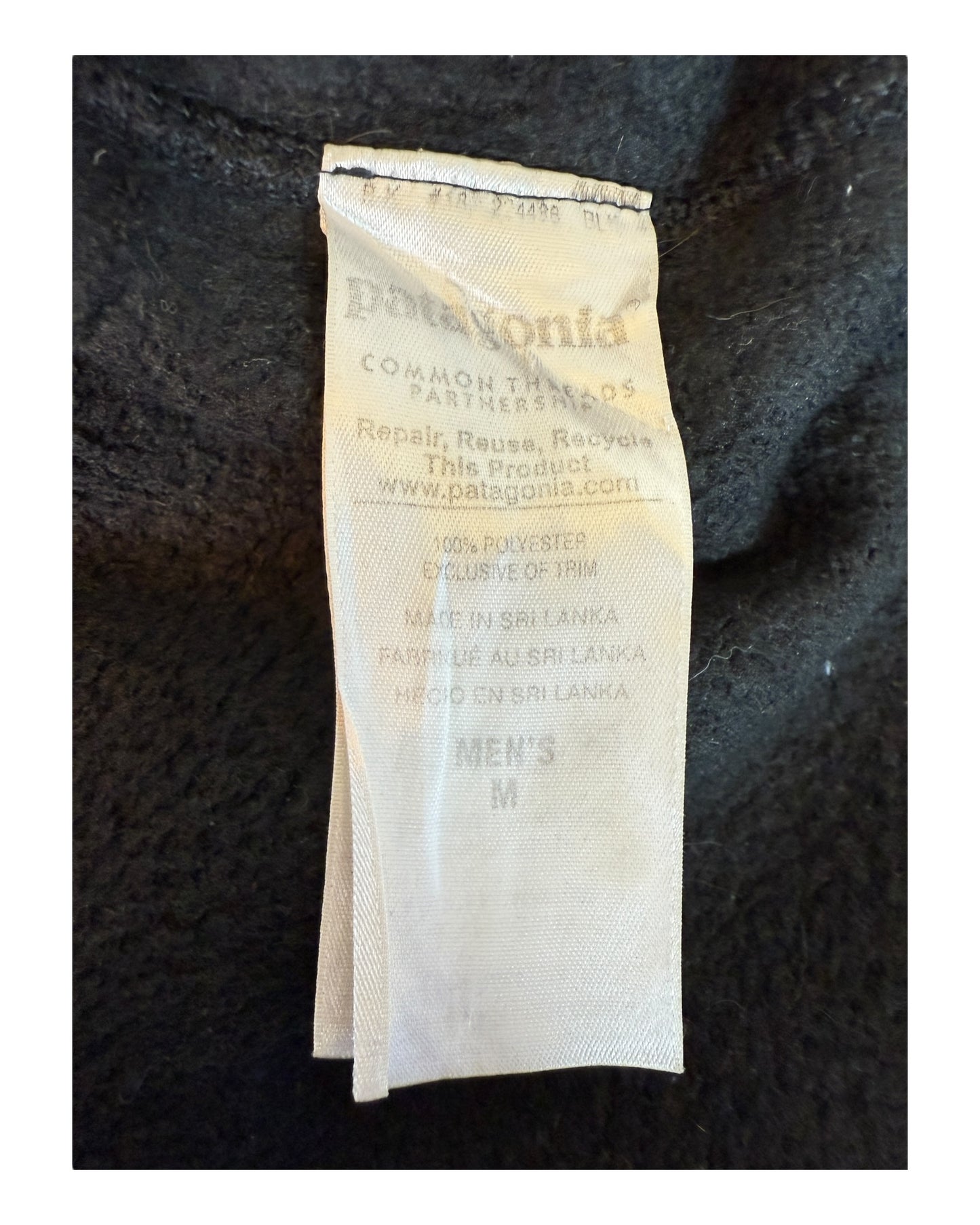 Patagonia Fleece Jacke schwarz Größe M