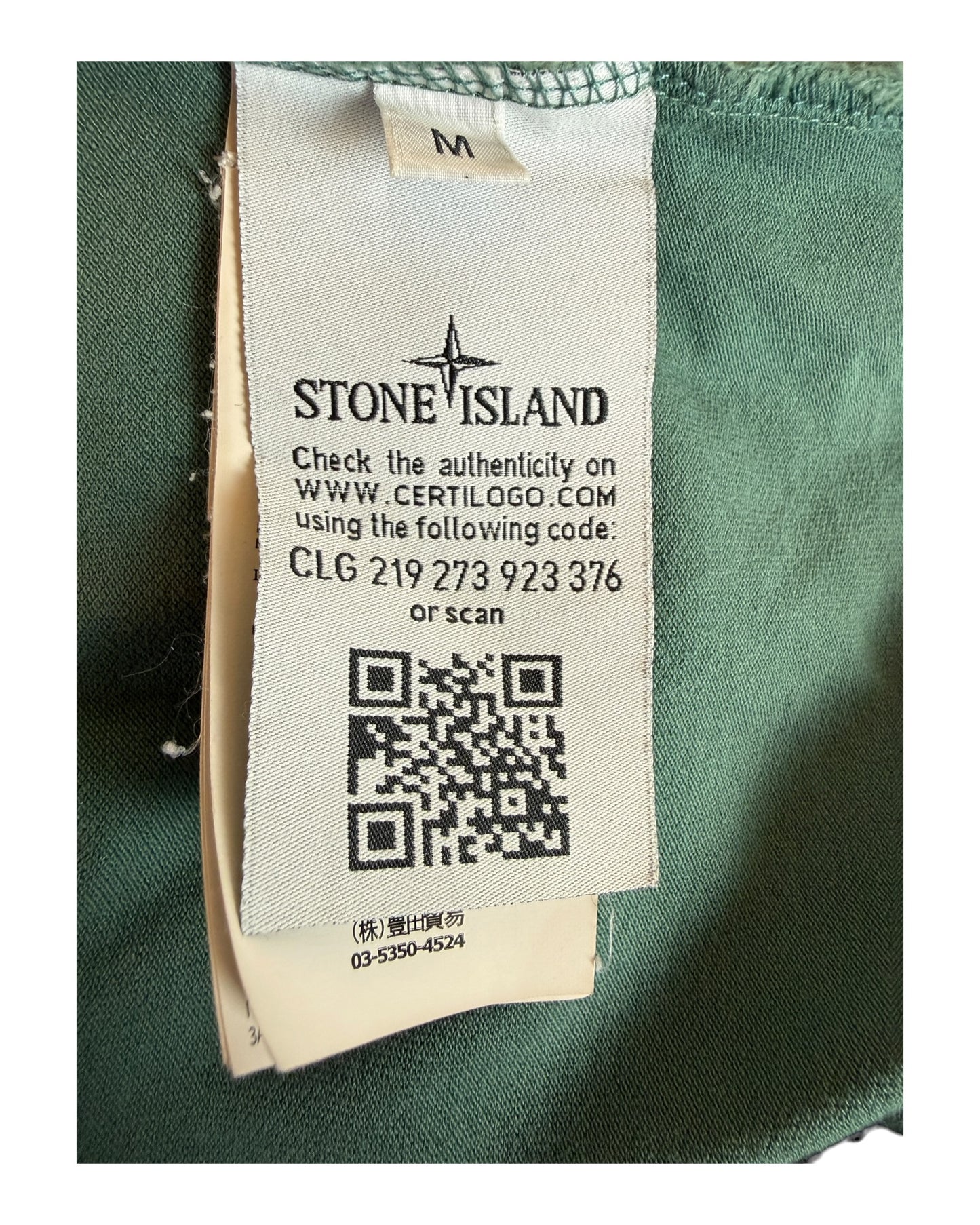 Stone Island Poloshirt grün Größe M