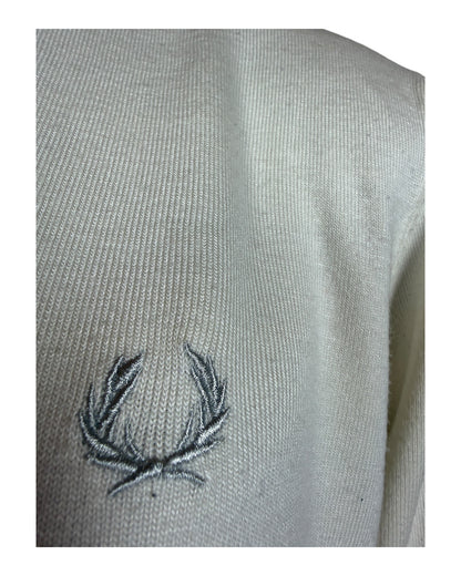 Fred Perry Pullover weiß Größe M