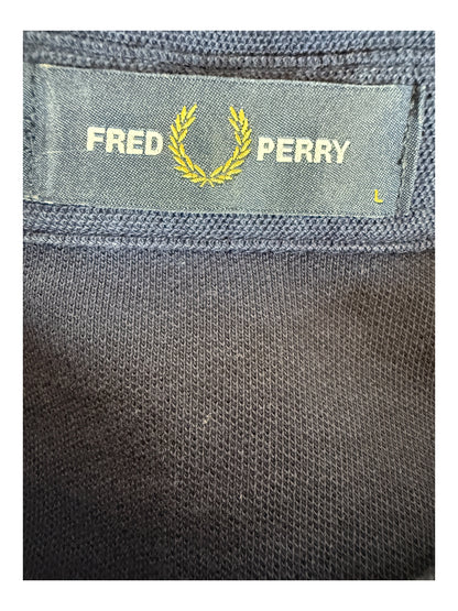 Fred Perry Poloshirt marineblau Größe L