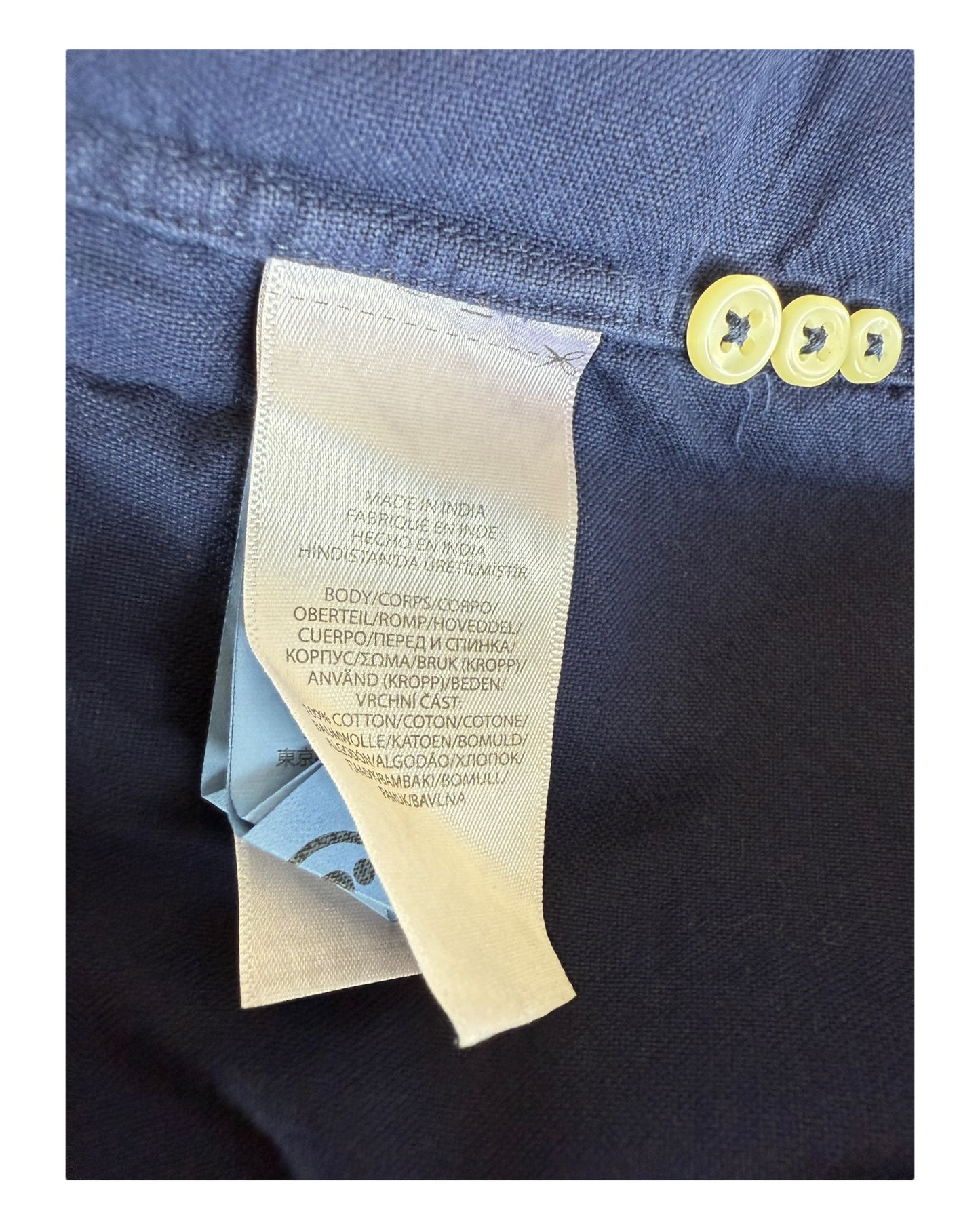 Polo Ralph Lauren Oxfordhemd marineblau Größe L