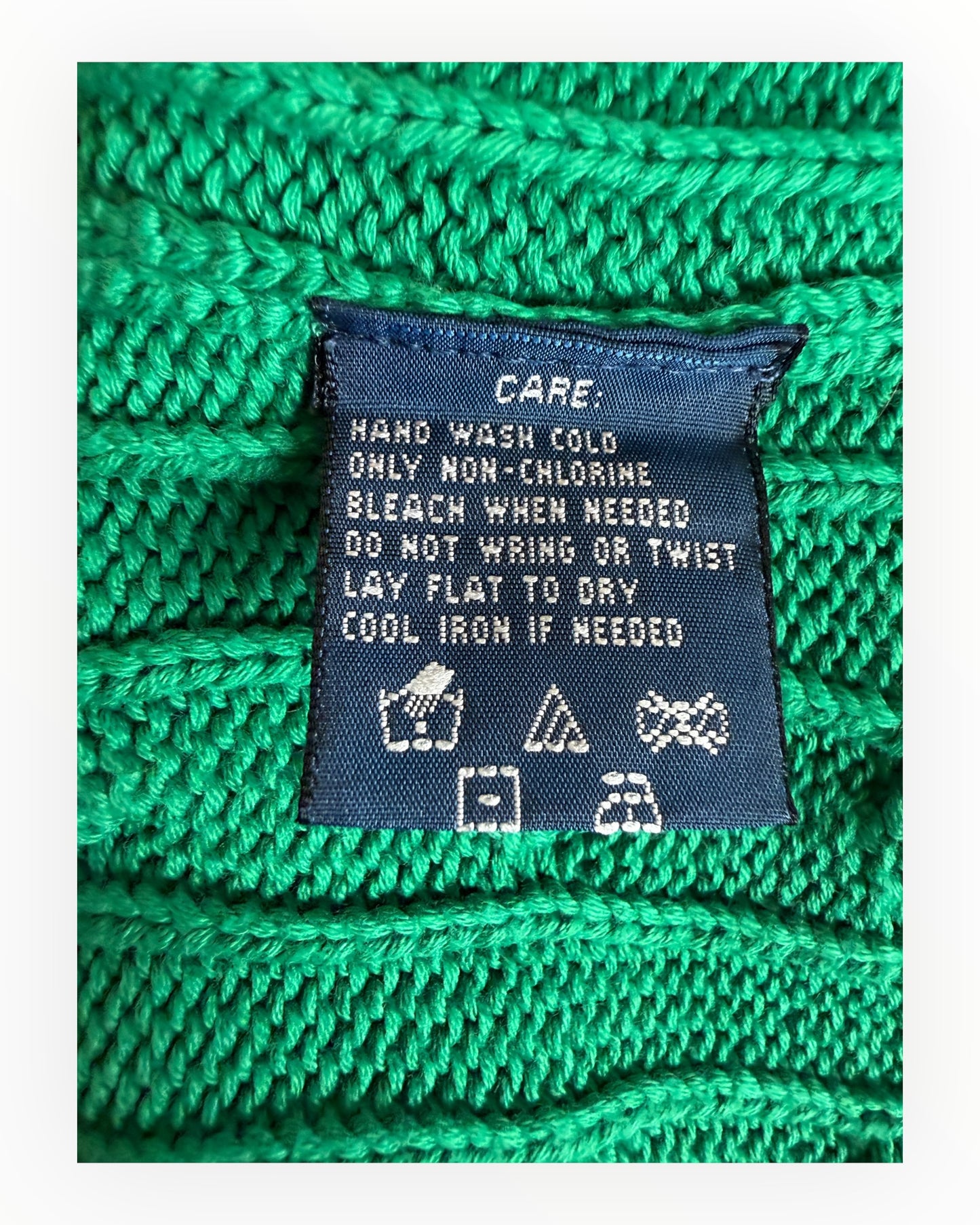 Polo Ralph Lauren Zopfmuster Pullover grün Größe M