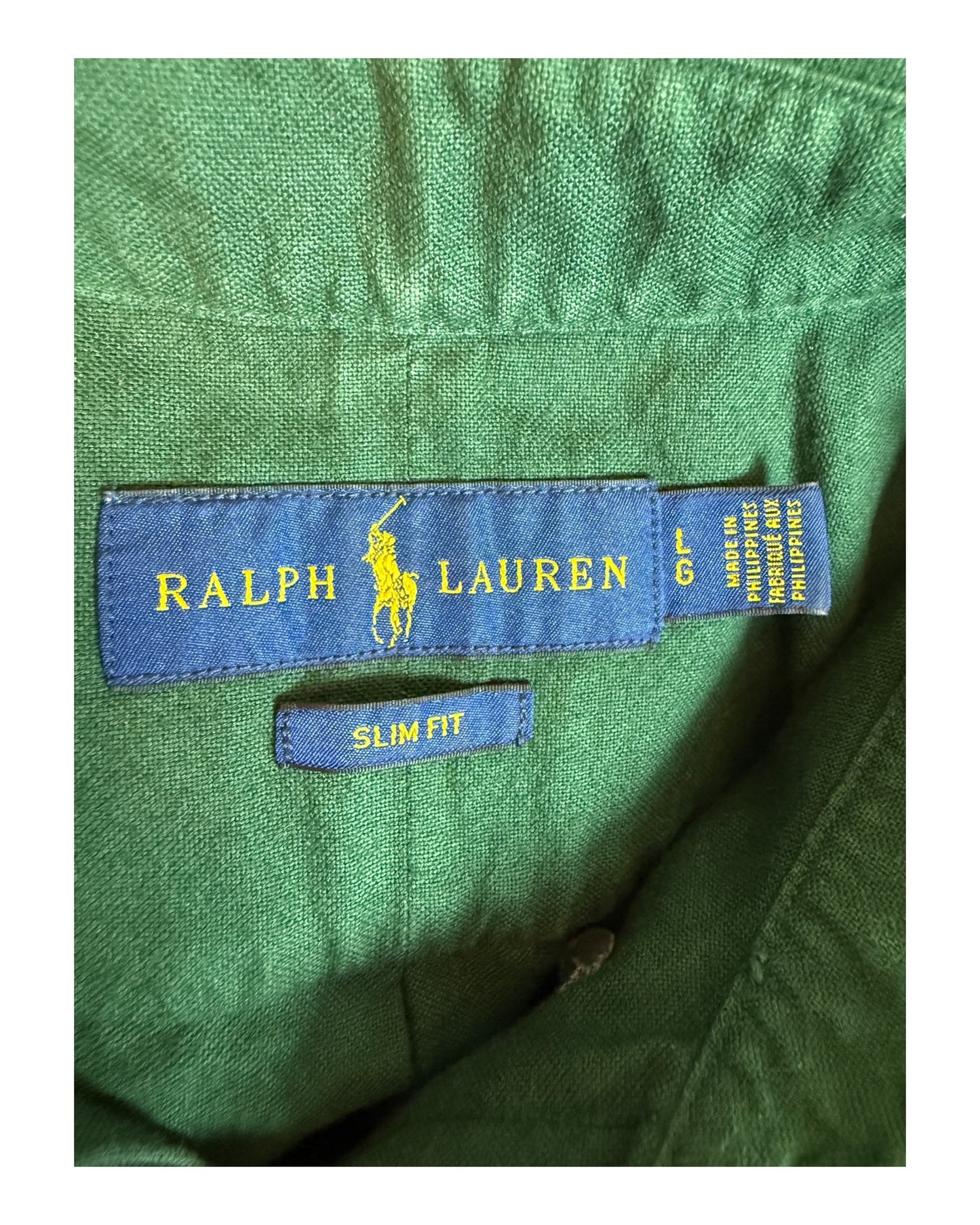 Polo Ralph Lauren Oxfordhemd grün Größe L