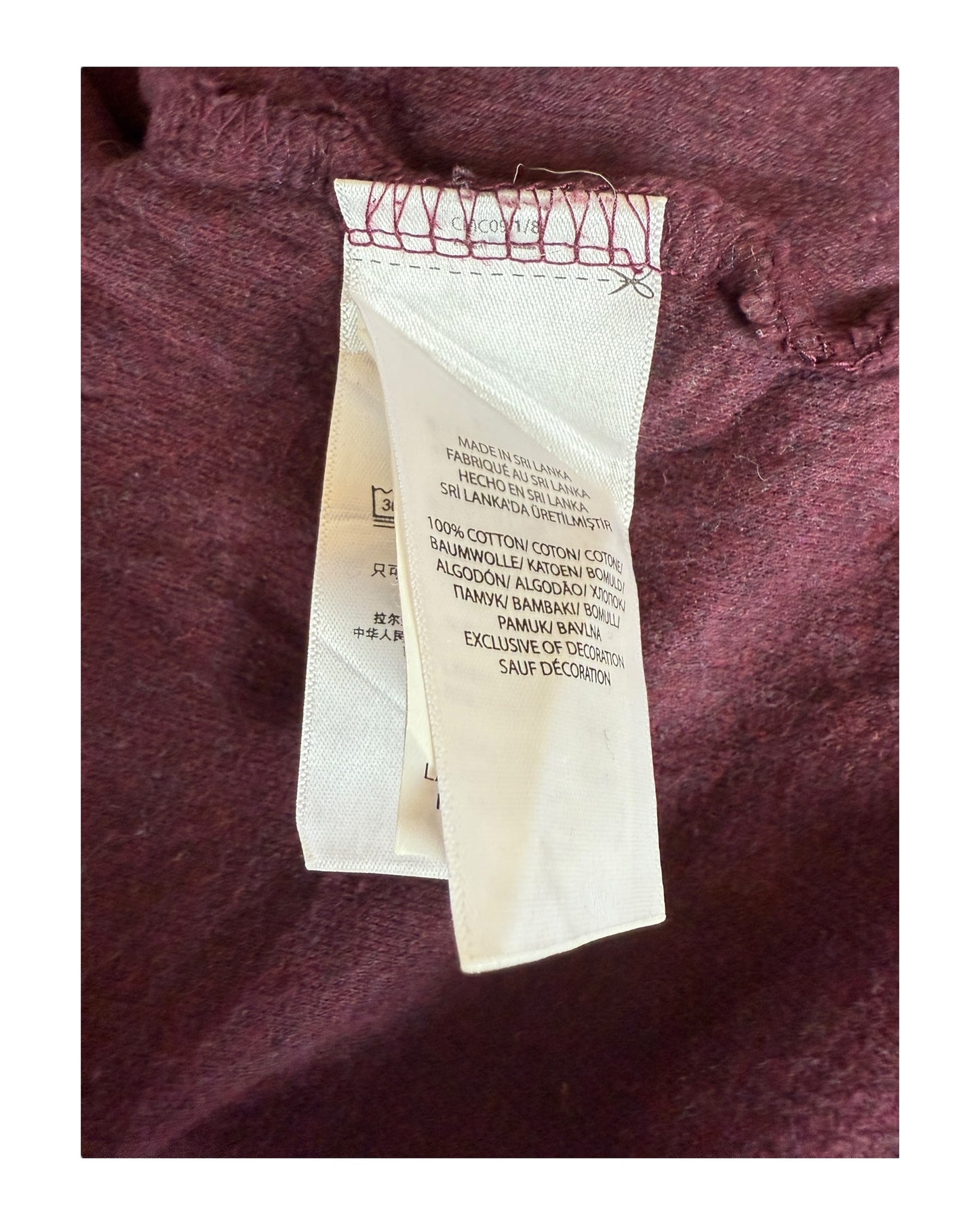 Polo Ralph Lauren Half Zip Pullover bordeauxrot Größe L