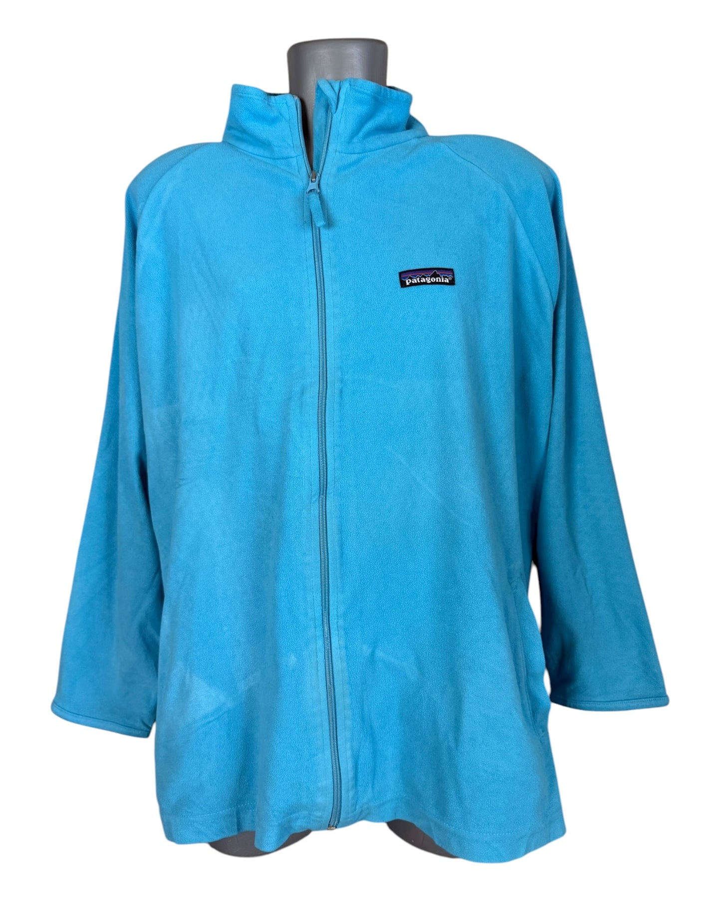 Patagonia Fleece Jacke hellblau Größe XL