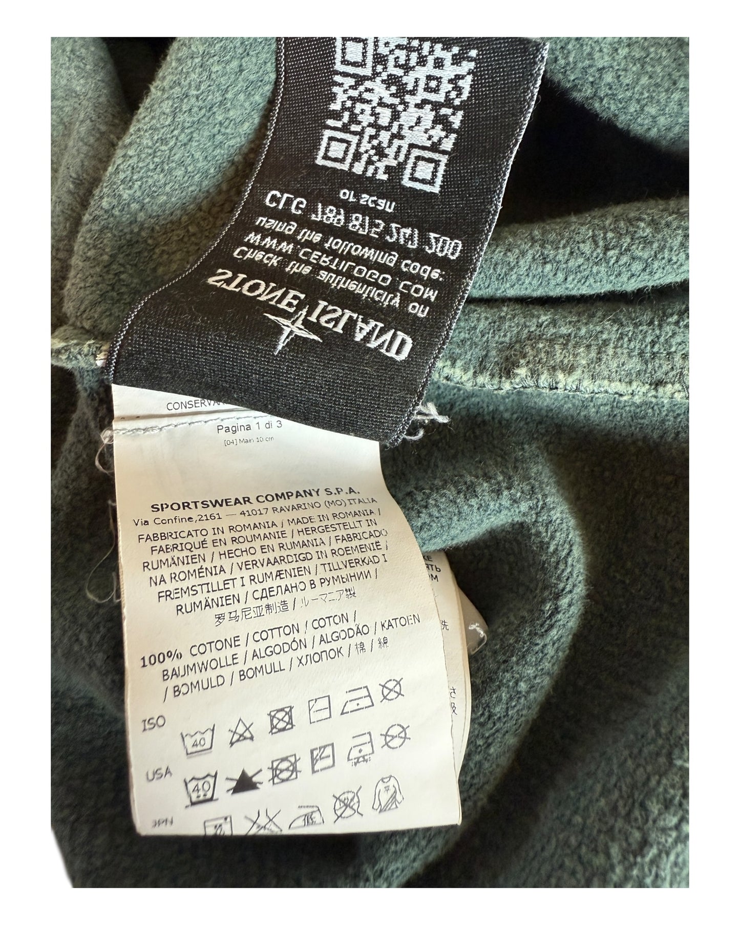 Stone Island Pullover grün Größe S