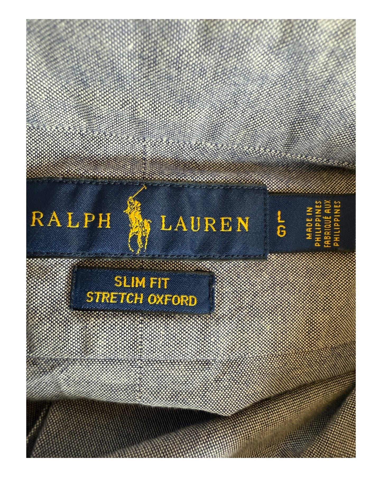 Polo Ralph Lauren Oxfordhemd blau Größe L