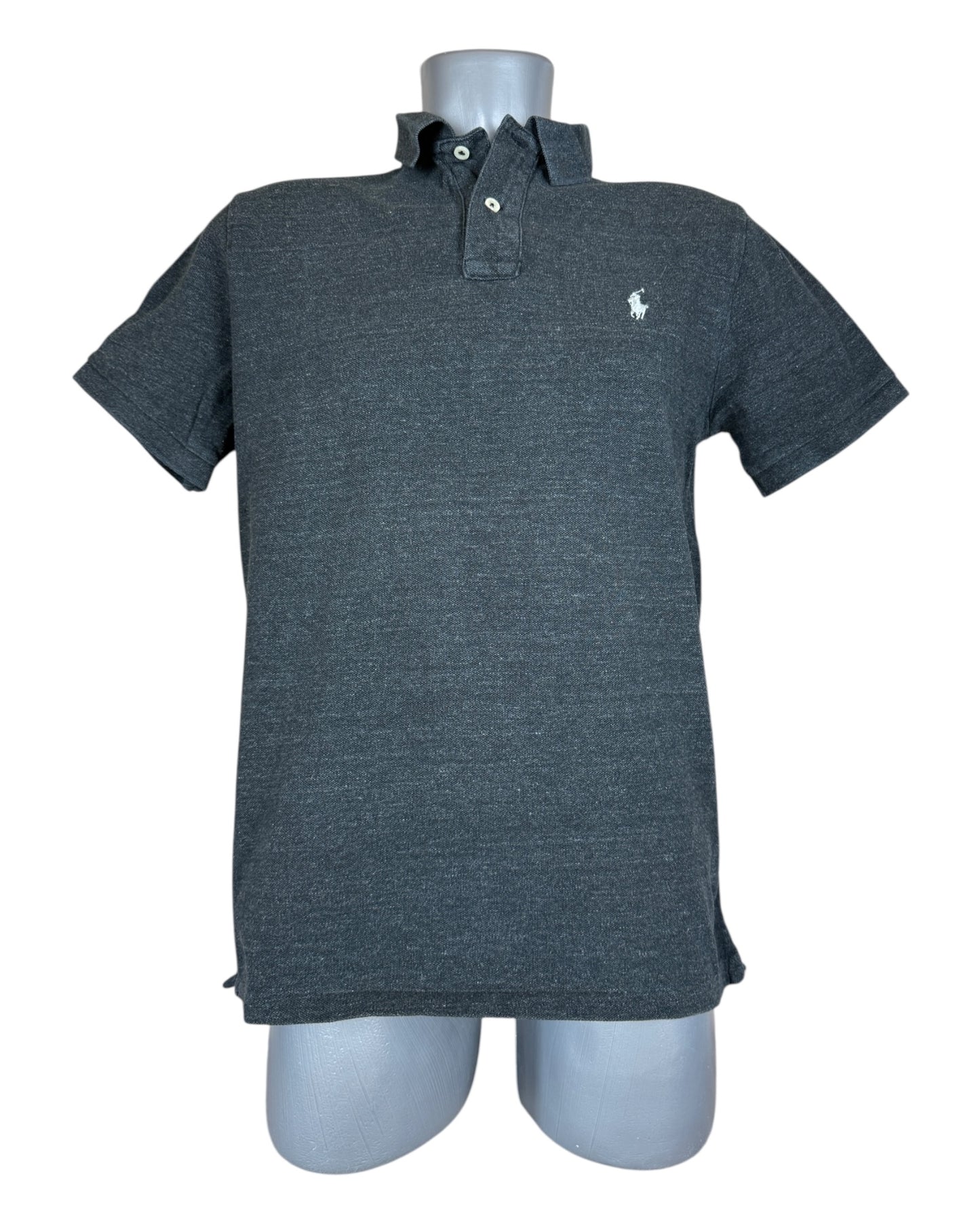 Polo Ralph Lauren Poloshirt schwarz meliert Größe M