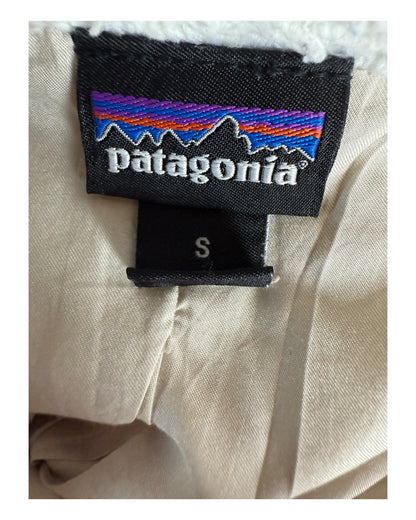 Patagonia Fleece Jacke weiß creme Größe S