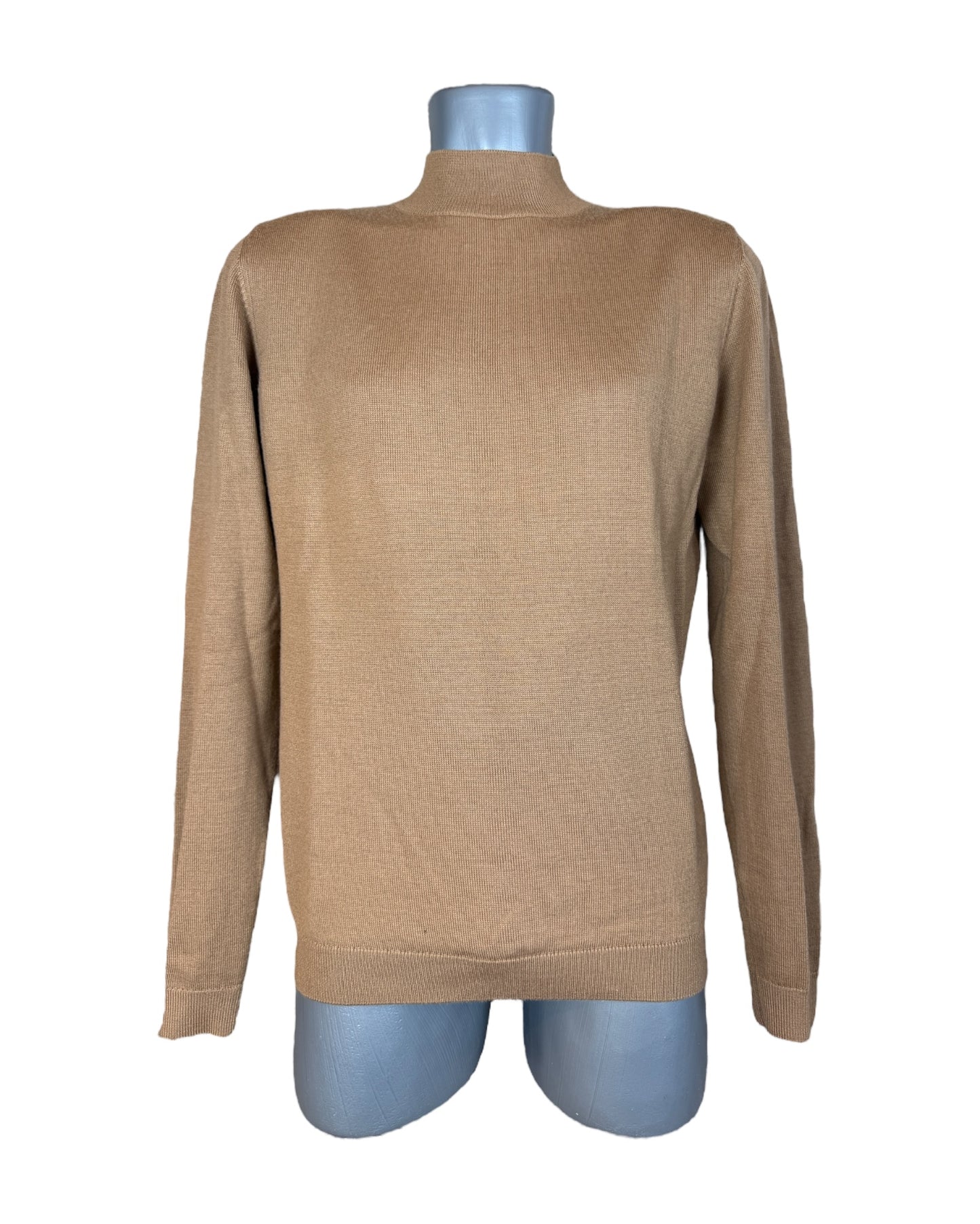 Paul Pullover High Neck braun Größe L