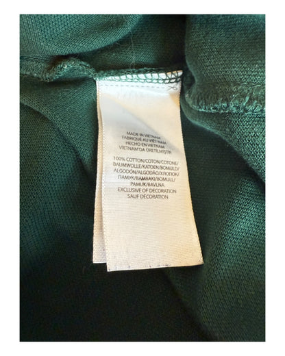 Polo Ralph Lauren langärmliges Poloshirt grün Größe M
