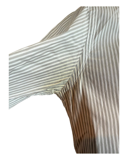 Polo Ralph Lauren Hemd grau weiß gestreift Größe M